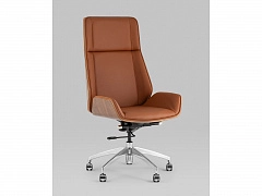 Кресло руководителя STOOL GROUP TopChairs Crown SN коричневый - фото №1, 66_4088329902