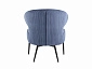 Кресло лаунж STOOL GROUP Royal Stripes Велюр синий  - фото №5