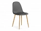 Lilu dark grey / wood Стул - фото №2