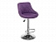 Curt фиолетовый Барный стул, кожзаменитель - миниатюра