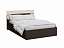 Кровать с настилом ДСП Гавана 160х200, дуб молочный, без обивки - миниатюра