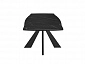 Стол DikLine SKU120 Керамика Черный мрамор/подстолье черное/опоры черные - фото №6