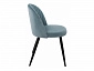 Gabi 1 light blue / black Стул на металлокаркасе - фото №6