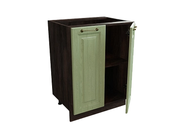 Шкаф Н600 с 2-мя дверцами Ницца ДБК/ДУБ/ОЛИВ Ф40 - фото №1, 888_ММК-00017680