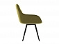 Комплект стульев Сильвер (2 шт), черный велюр желтый - фото №7