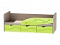 Детская кровать Бриз-3 80х190, волна (Антарктида, Белый, Правый) - фото №5
