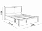 Кровать Глэдис (160х200) - фото №3
