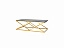 Журнальный стол Stool Group ИНСИГНИЯ 120х60 Cтекло smoke/Cталь золото, сталь - миниатюра