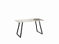 Стол обеденный STOOL GROUP Vermont 140*80 Керамика светлая, ножки черные - фото №3