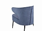 Кресло лаунж STOOL GROUP Royal Stripes Велюр синий  - фото №7