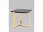 Журнальный столик STOOL GROUP Тоби 61*61 Черный мрамор/Золото, сталь - миниатюра