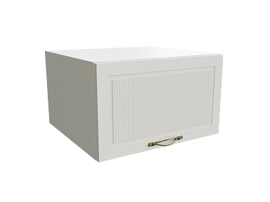 Шкаф ВГ610 верхний горизонтальный Моцарт БЕЛ/АНД/СИЛК Ф85 - фото №1, 888_ММК-00001623