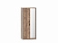НМ 014.03 Фолк Шкаф для одежды с зеркалом Дуб Самдал, дуб гранж песочный - миниатюра