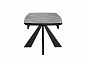 Стол DikLine SKU120 Керамика Серый мрамор/подстолье черное/опоры черные - фото №7