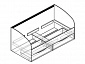 Кровать с ящиками Спайдер (90х190) - фото №3
