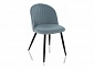 Gabi 1 light blue / black Стул на металлокаркасе - фото №4