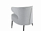 Кресло лаунж STOOL GROUP Royal Stripes Велюр серый  - фото №7