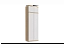 Челси Шкаф 2-х створчатый платяной + антресоль к шкафу 800 (Белый глянец, Дуб Сонома), ЛДСП - миниатюра