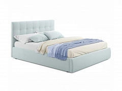 Мягкая кровать &quot;Selesta&quot; 1800 мята пастель с подъемным механизмом - фото №1, mebel_stock_4437