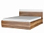 Кровать с ПМ Джолин (160х200), дуб каньон - миниатюра