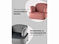 Кресло STOOL GROUP Кэнди с подлокотниками Велюр пыльно-розовый - фото №6
