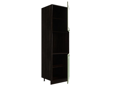 Шкаф П600 с 2-мя дверцами Ницца ДБК/ДУБ/ОЛИВ Ф46 - фото №1, 888_ММК-00017698