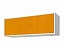 Полка универсальная Сандей, оранжевый глянец - миниатюра