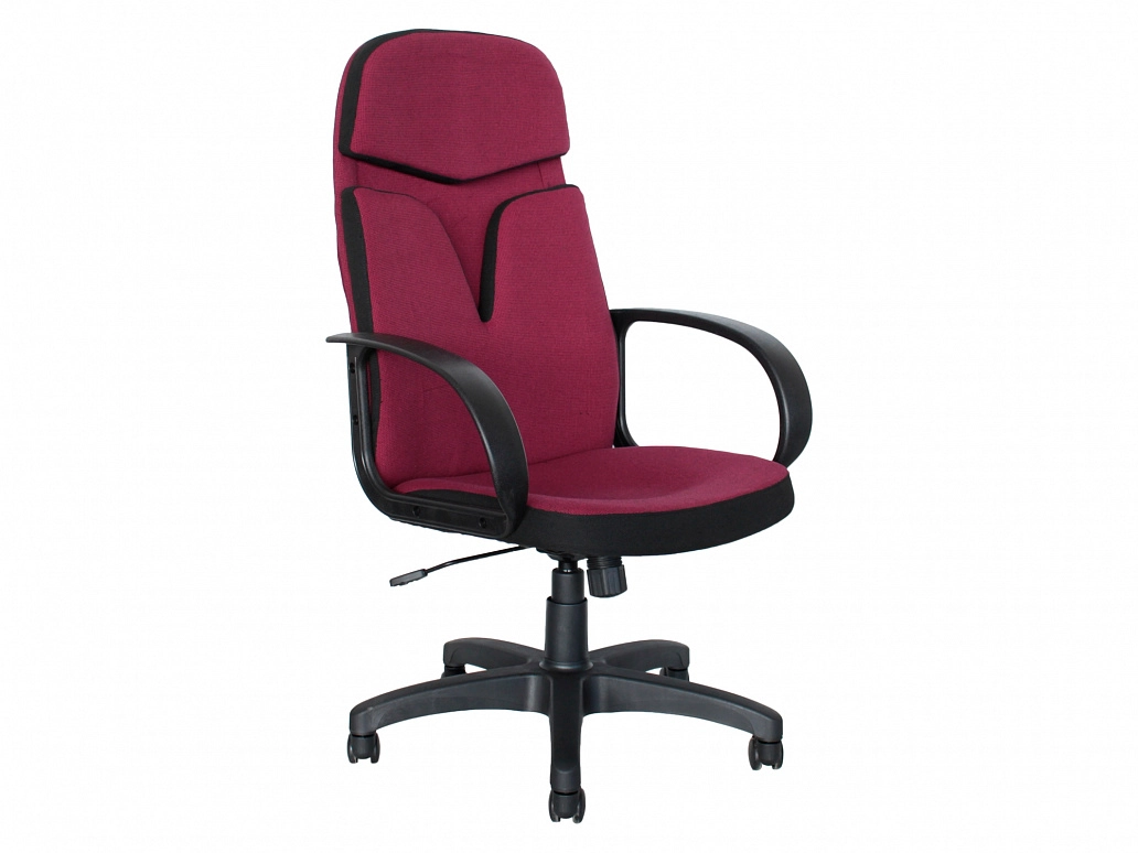 Кресло руководителя Office Lab comfort-2562 Ткань Бордовый - фото №1