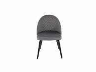 Стул Белиз, Черный муар/Monolit Grey - фото №1