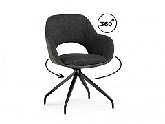 Memfis graphite / black Стул на металлокаркасе - фото №1, Woodville25142