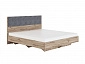 Кровать с настилом Николь 1.5 180х200, серый - фото №2