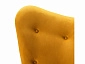 Кресло Хайбэк желтый/нат.бук - фото №8
