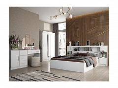 Модульная спальня Бася, композиция 2 (Белый) - фото №1, mdmMF-78073AH-1