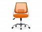 Ergoplus белое / оранжевое Компьютерное кресло - фото №3