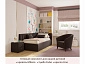 Комплект для сна Milena 900 шоколад с подъемным механизмом - фото №15