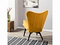 Кресло Хайбэк желтый/венге - фото №17