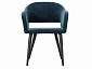 Кресло Oscar Diag blue/черный - фото №4