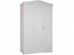 ГЕРТРУДА М2 шкаф 3-х дверный белая лиственница/ясень жемчужный - фото №1