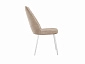 Стул DikLine 326 B03 BEIGE, ножки белые - фото №5