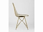 Стул Stool Group Eiffel Золотой/Белая подушка  - фото №4