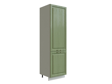 Шкаф П600 с 2-мя дверцами Ницца БЕЛ/ДУБ/ОЛИВ Ф46 - фото №1, 888_ММК-00016225