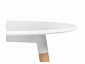 Lorini 60 white / wood Стол деревянный - фото №6