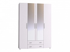 Шкаф для одежды и белья Монако 555, белый - фото №1