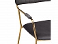 Aspen dark gray / gold Стул на металлокаркасе - фото №11