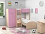 Двухъярусная кровать Golden Kids-4 (90х200), розовый - миниатюра