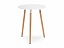 Lorini 60 white / wood Стол деревянный, массив бука - миниатюра
