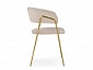 Kamelia 1 beige / gold Стул на металлокаркасе - фото №5