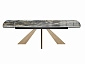 Стол DikLine SKP180 Керамика Amadeus/подстолье черное/опоры дуб монтана (2 уп.) - фото №6