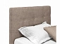 Мягкая кровать Selesta 900 кожа латте с подъемным механизмом с матрасом PROMO B COCOS - фото №4