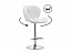 Trio white / chrome Барный стул, экокожа - миниатюра
